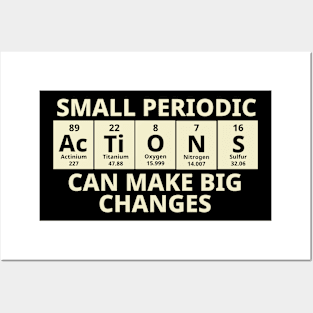 Small Periodic Actions Can Make Big Changes Posters and Art